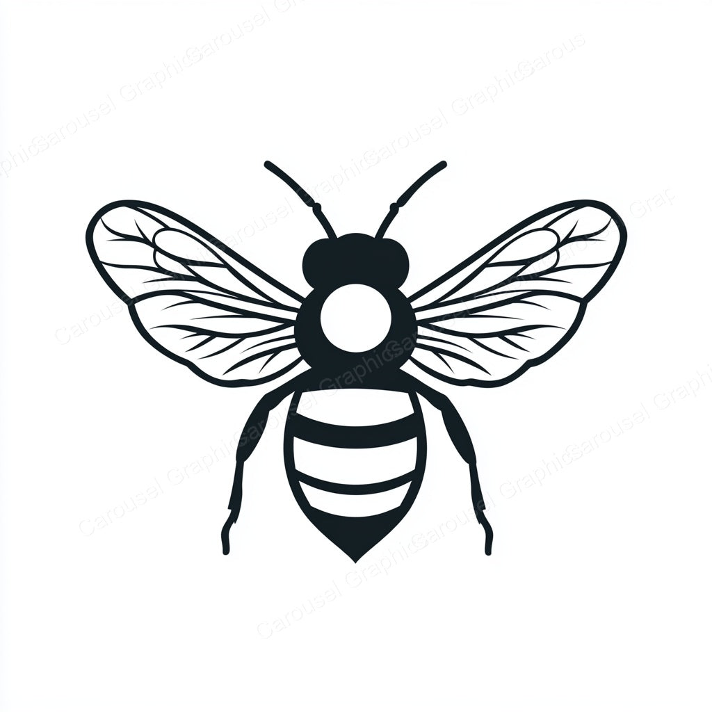 Bee Vector Graphic preview