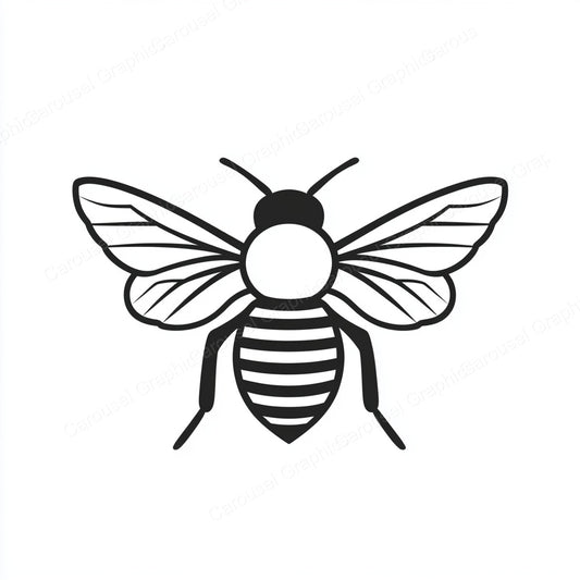 Bee Vector Graphic preview