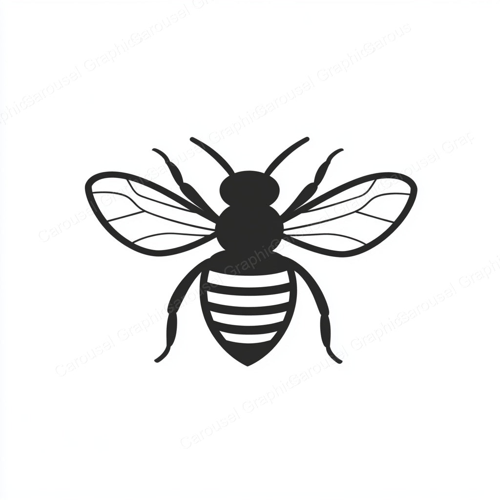 Bee Vector Graphic preview