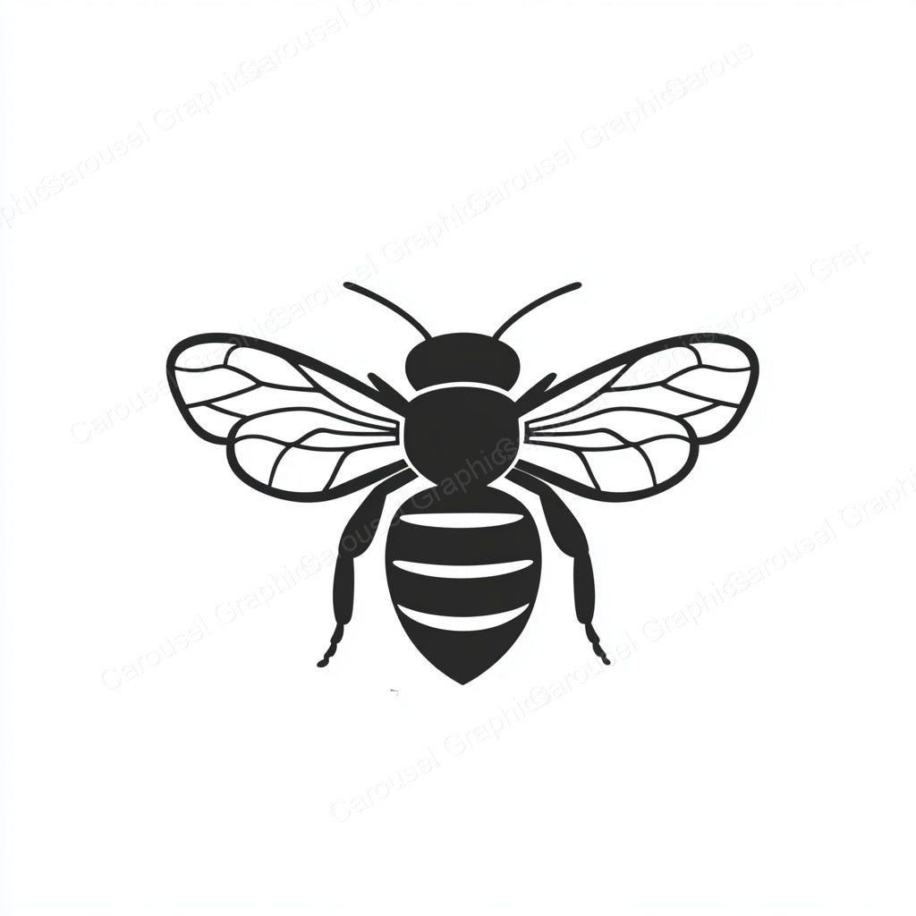 Bee Vector Graphic preview
