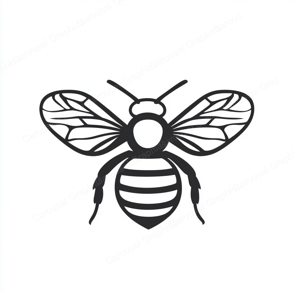 Bee Vector Graphic preview