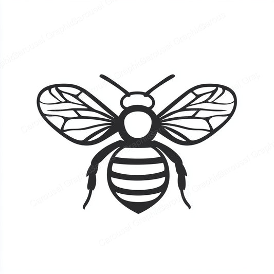 Bee Vector Graphic preview