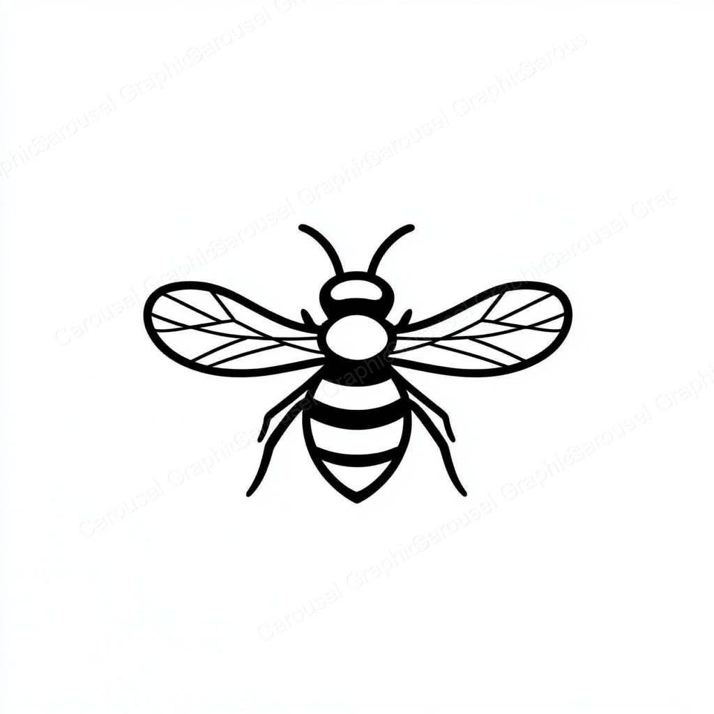Bee Vector Graphic preview