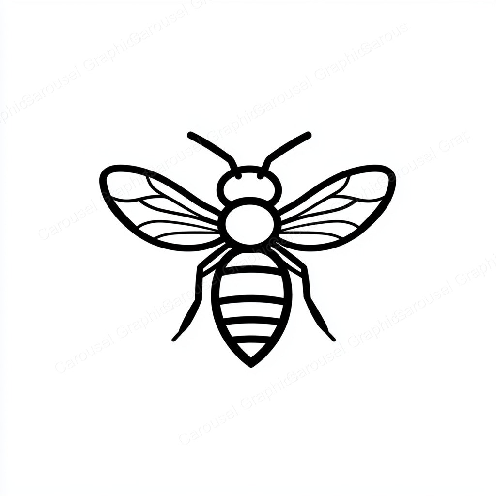 Bee Vector Graphic preview