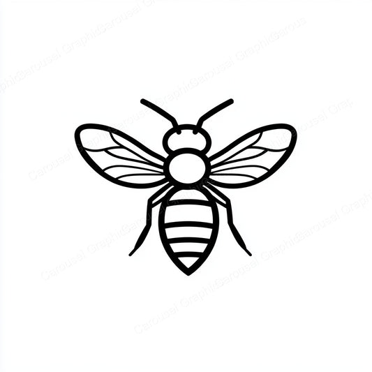 Bee Vector Graphic preview