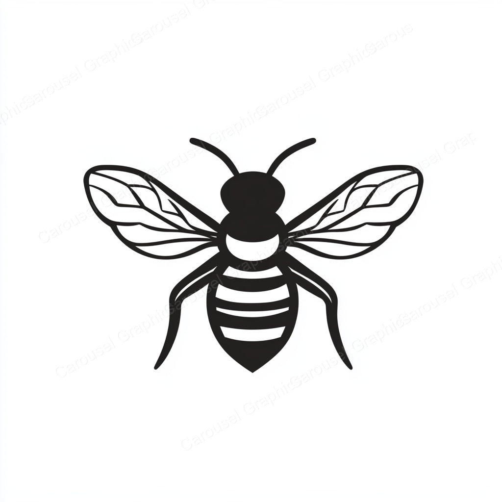 Bee Vector Graphic preview