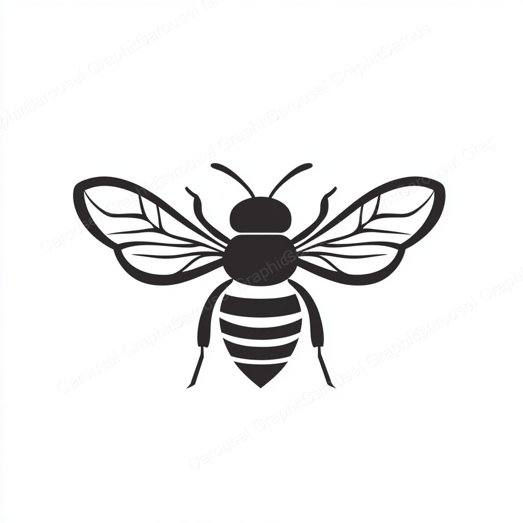 Bee Vector Graphic preview