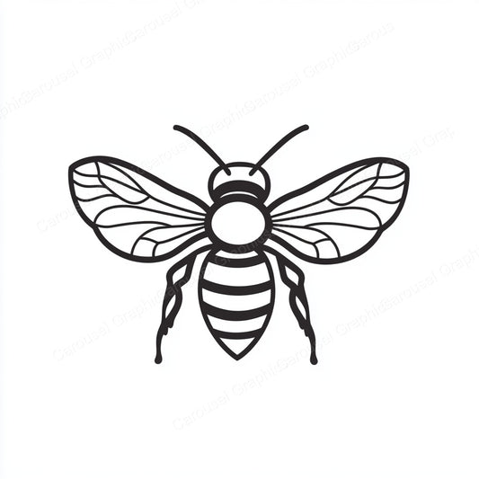 Bee Vector Graphic preview