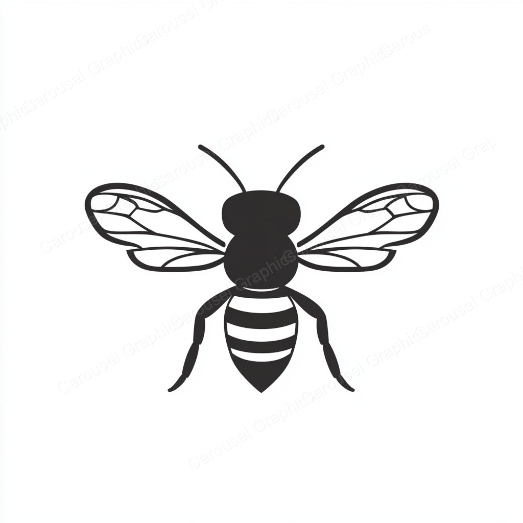 Bee Vector Graphic preview