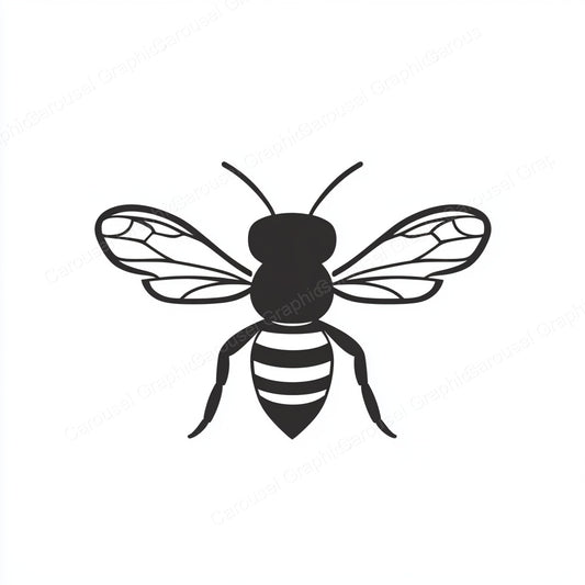 Bee Vector Graphic preview