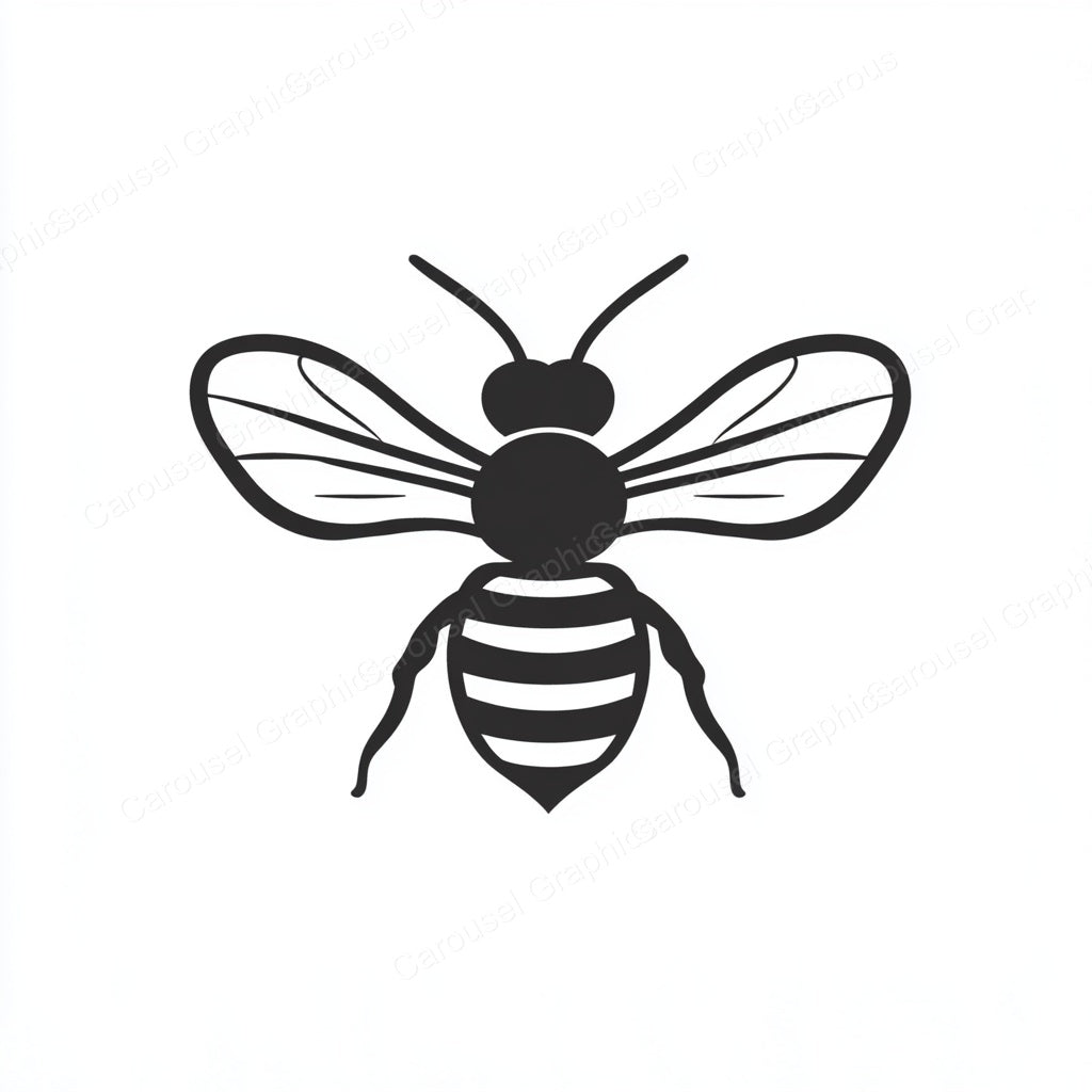 Bee Vector Graphic preview