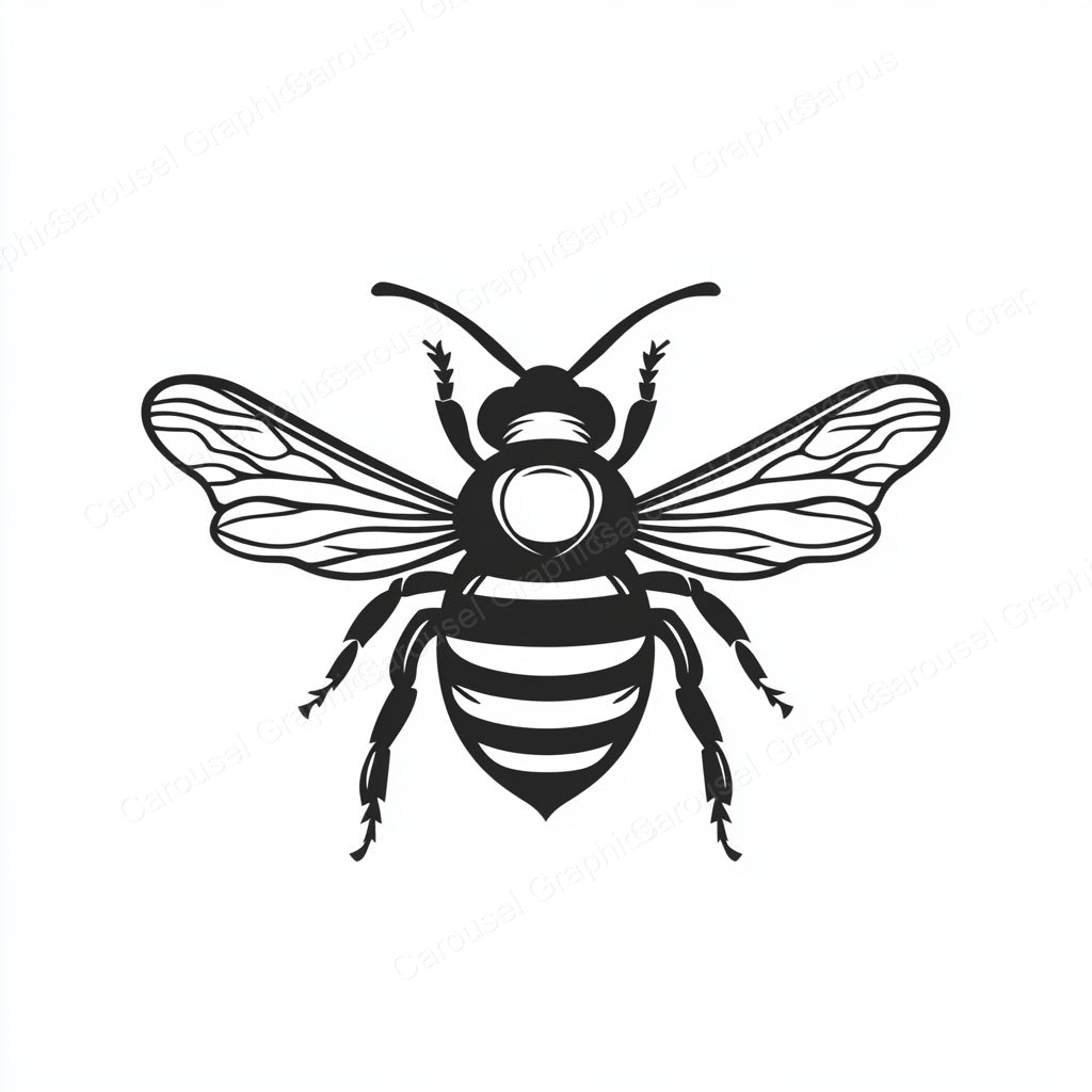 Bee Vector Graphic preview