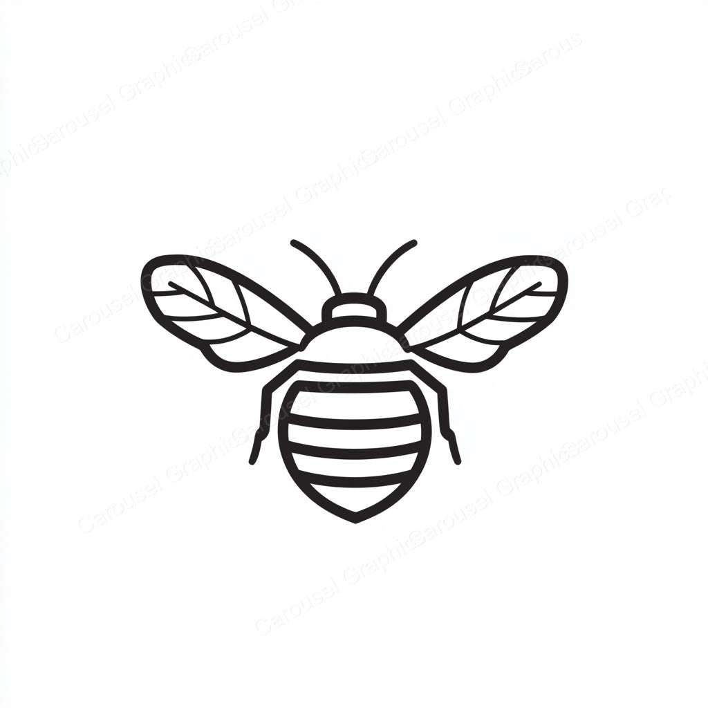 Bee Vector Graphic preview