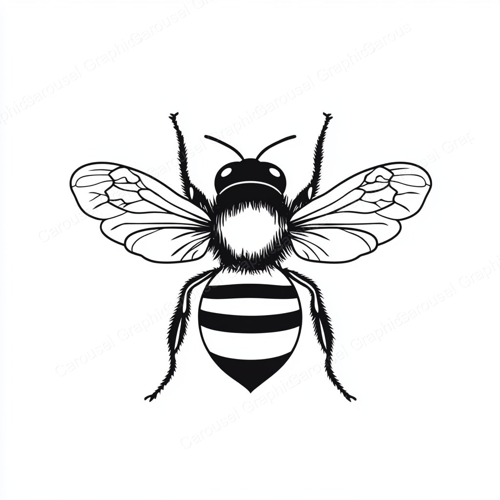 Bee Vector Graphic preview