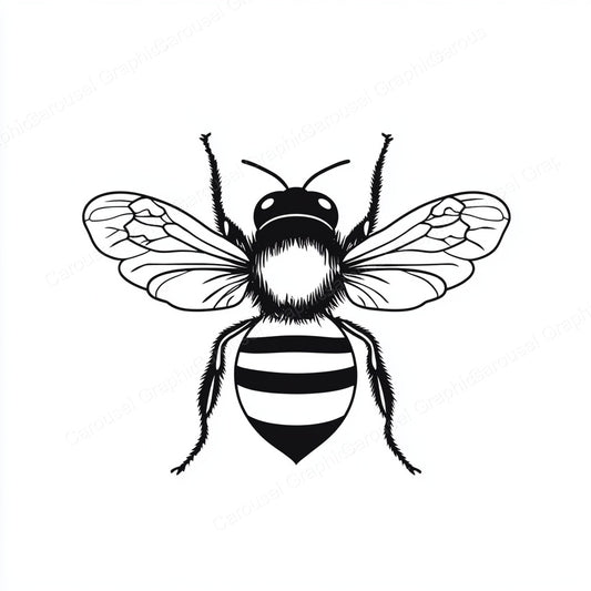 Bee Vector Graphic preview