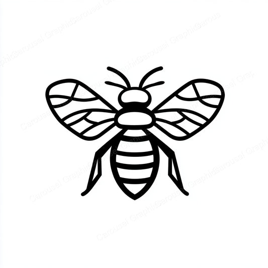 Bee Vector Graphic preview