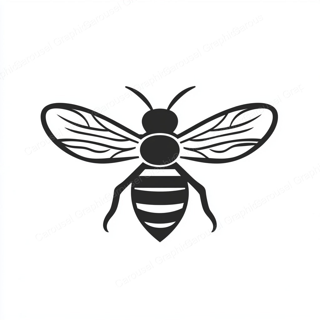 Bee Vector Graphic preview
