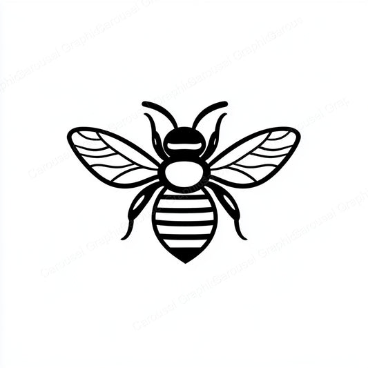 Bee Vector Graphic preview