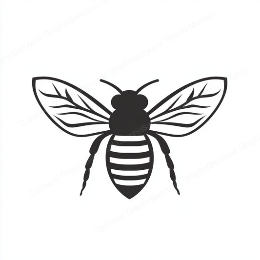 Bee Vector Graphic preview