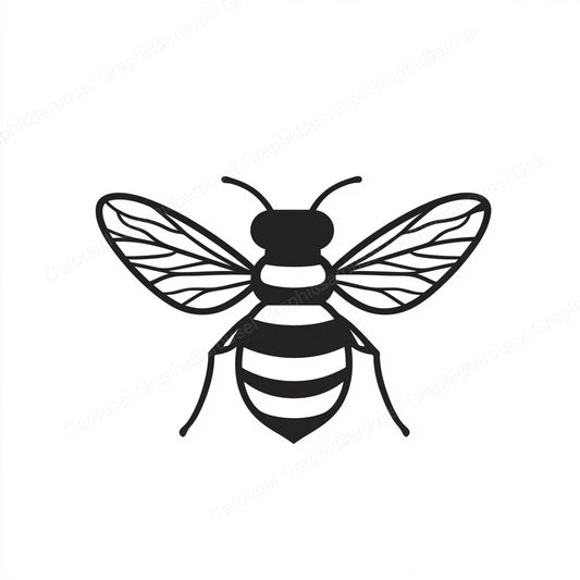 Bee Vector Graphic preview