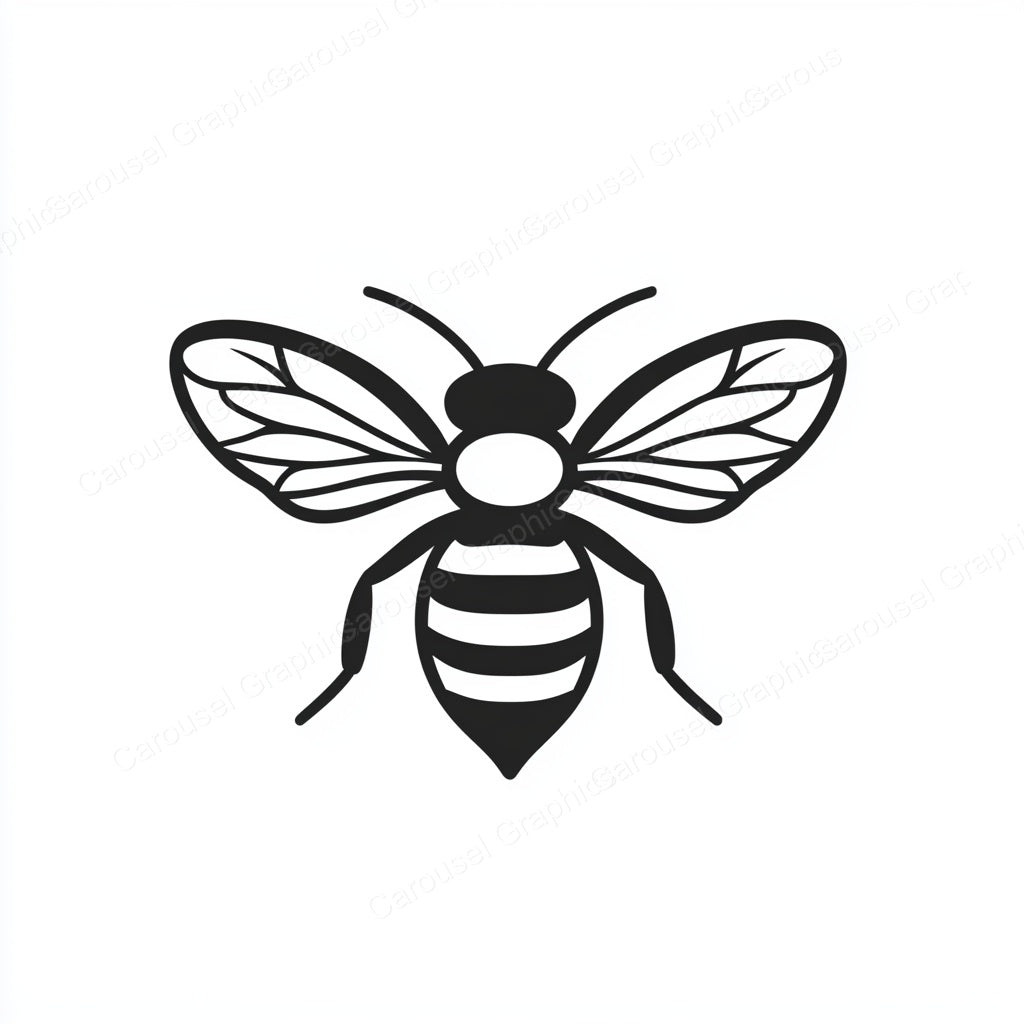 Bee Vector Graphic preview