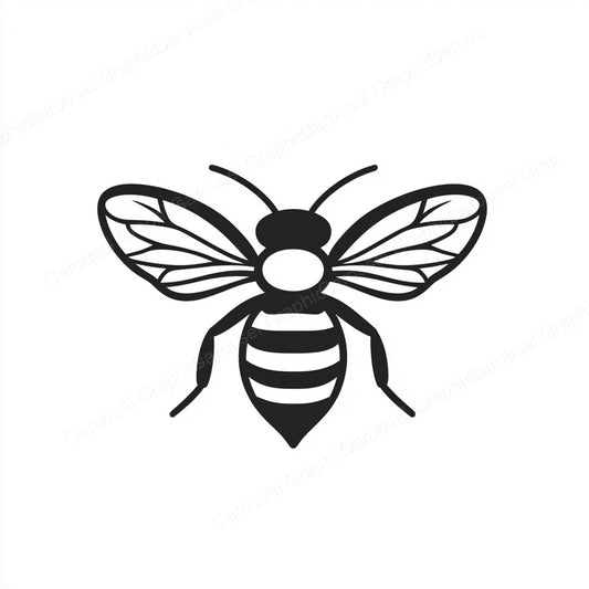 Bee Vector Graphic preview