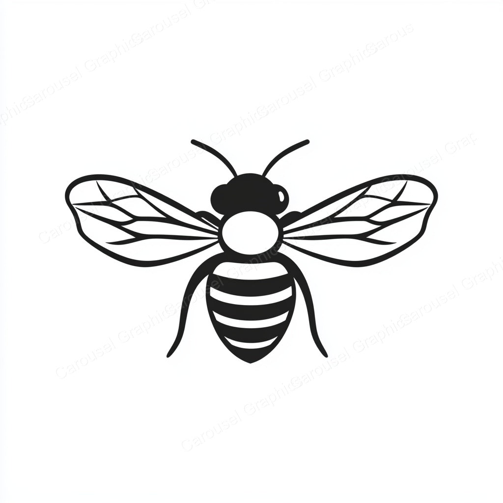 Bee Vector Graphic preview