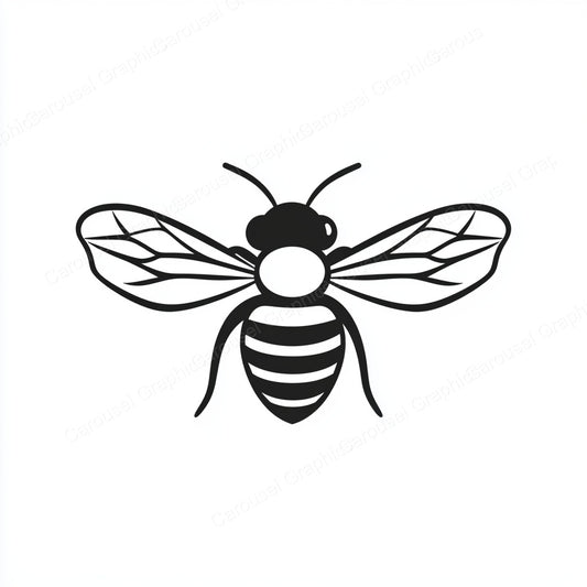 Bee Vector Graphic preview