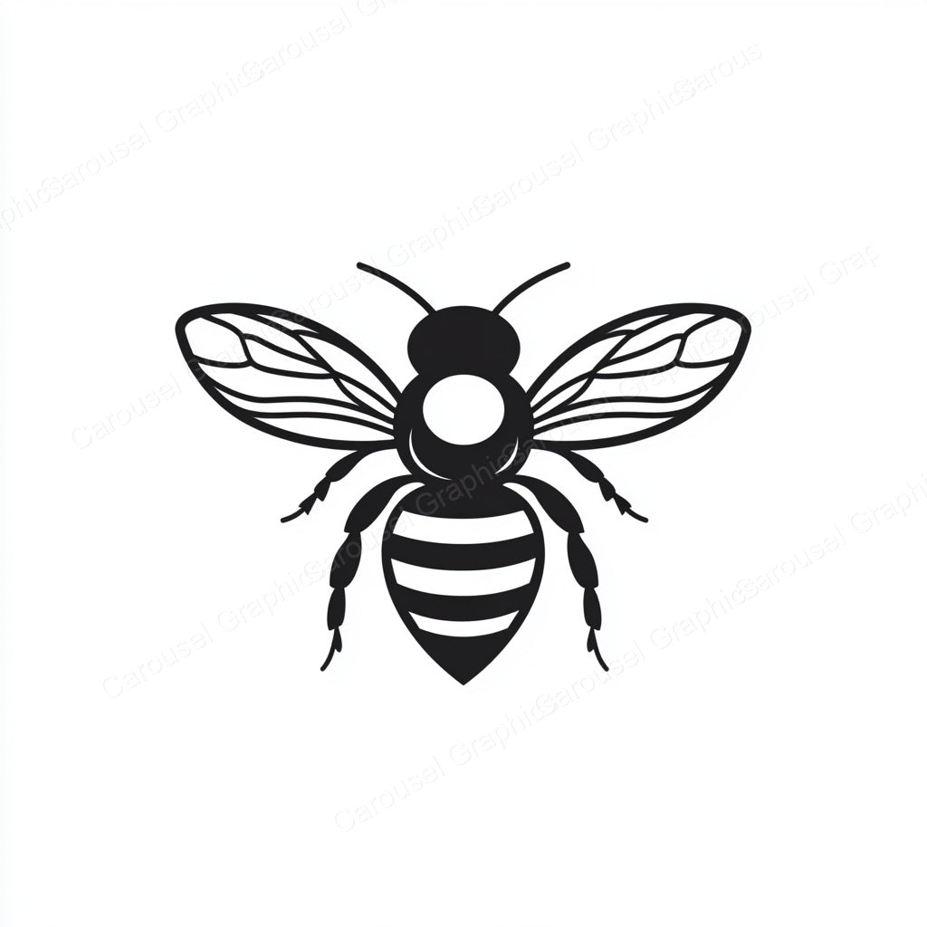 Bee Vector Graphic preview