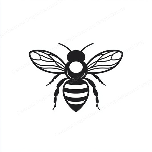 Bee Vector Graphic preview