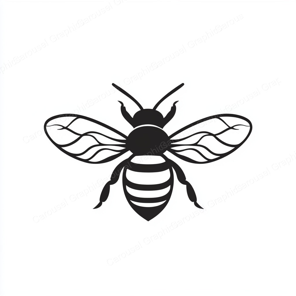Bee Vector Graphic preview