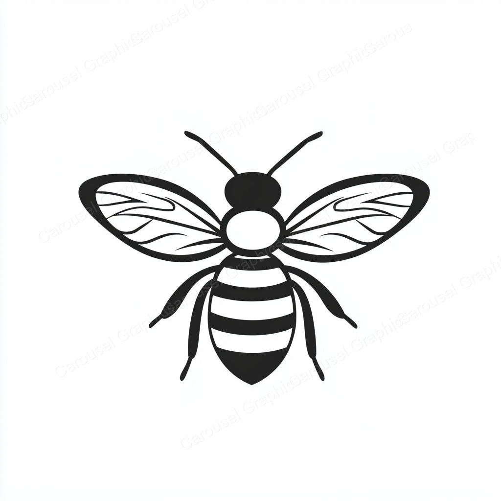Bee Vector Graphic preview