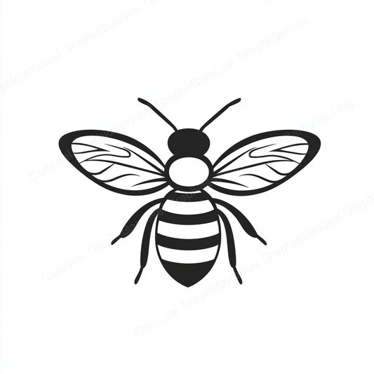 Bee Vector Graphic preview