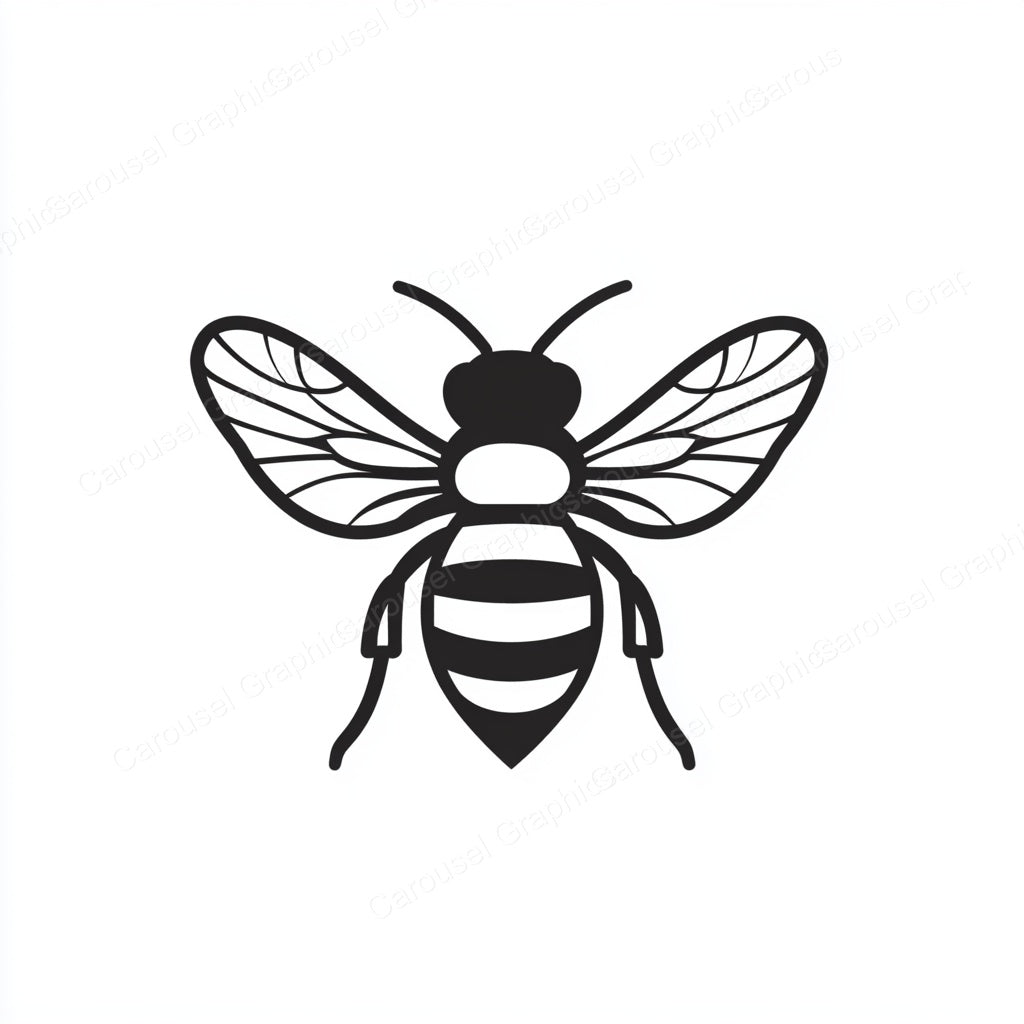Bee Vector Graphic preview