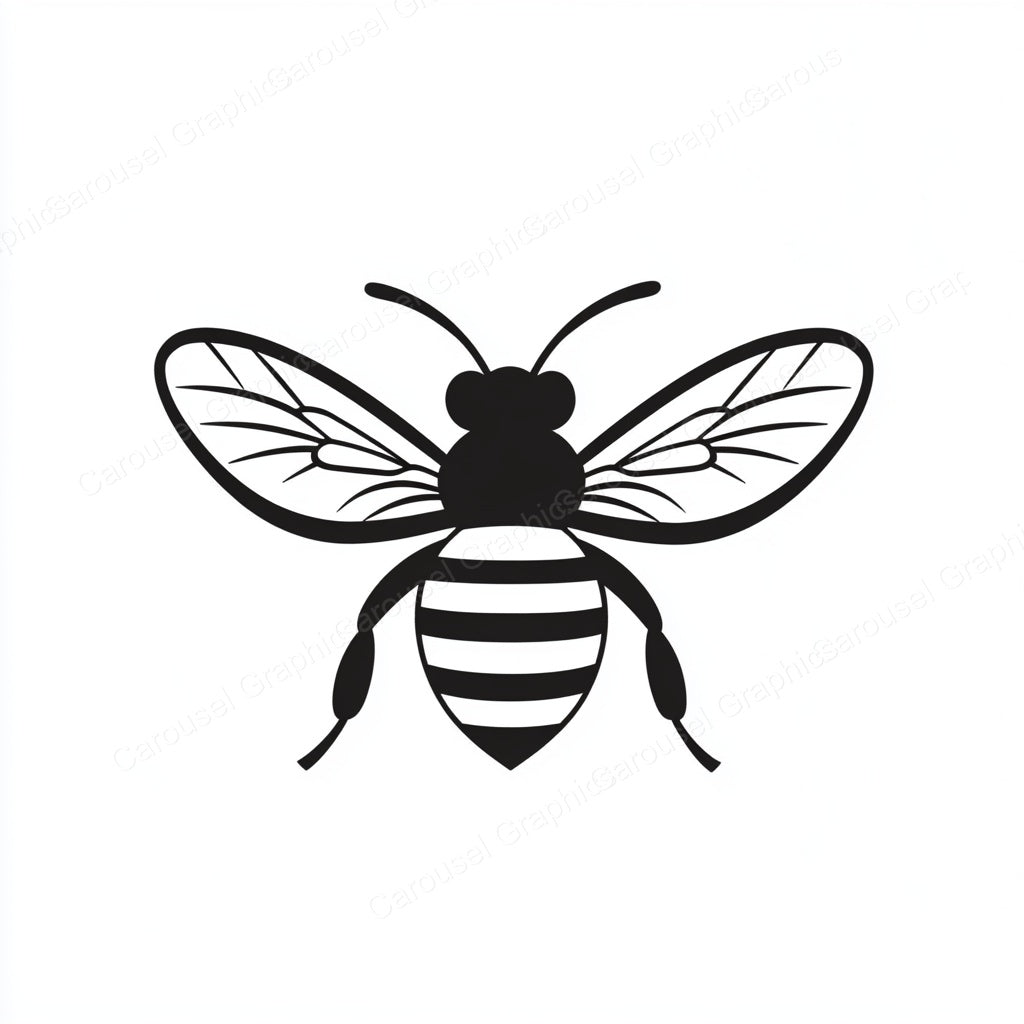 Bee Vector Graphic preview
