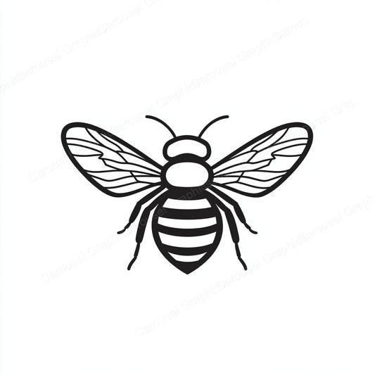 Bee Vector Graphic preview