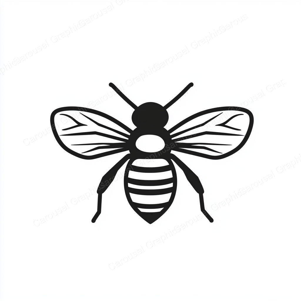 Bee Vector Graphic preview
