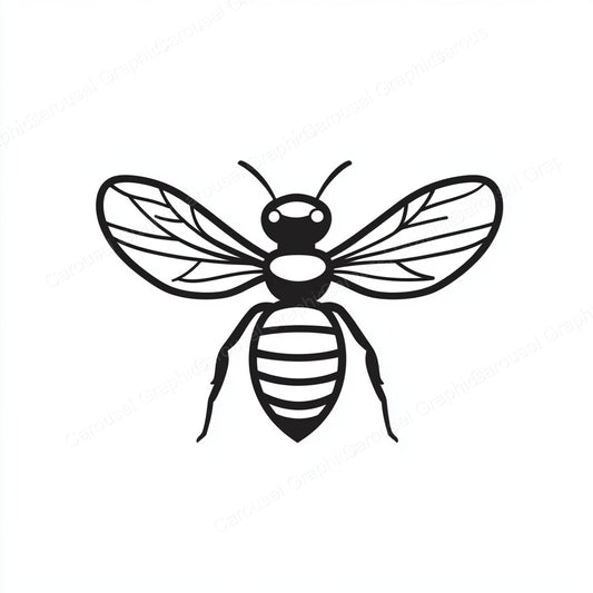 Bee Vector Graphic preview