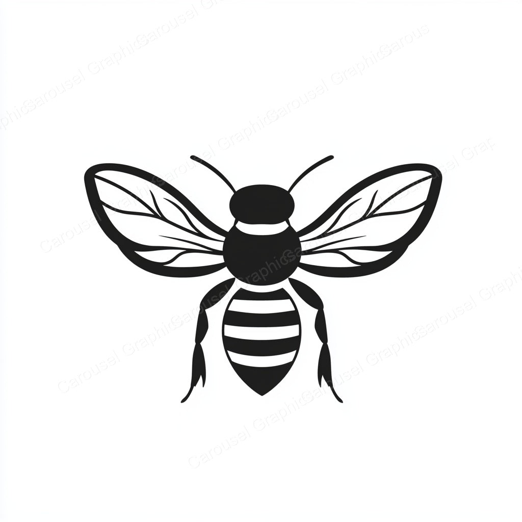 Bee Vector Graphic preview