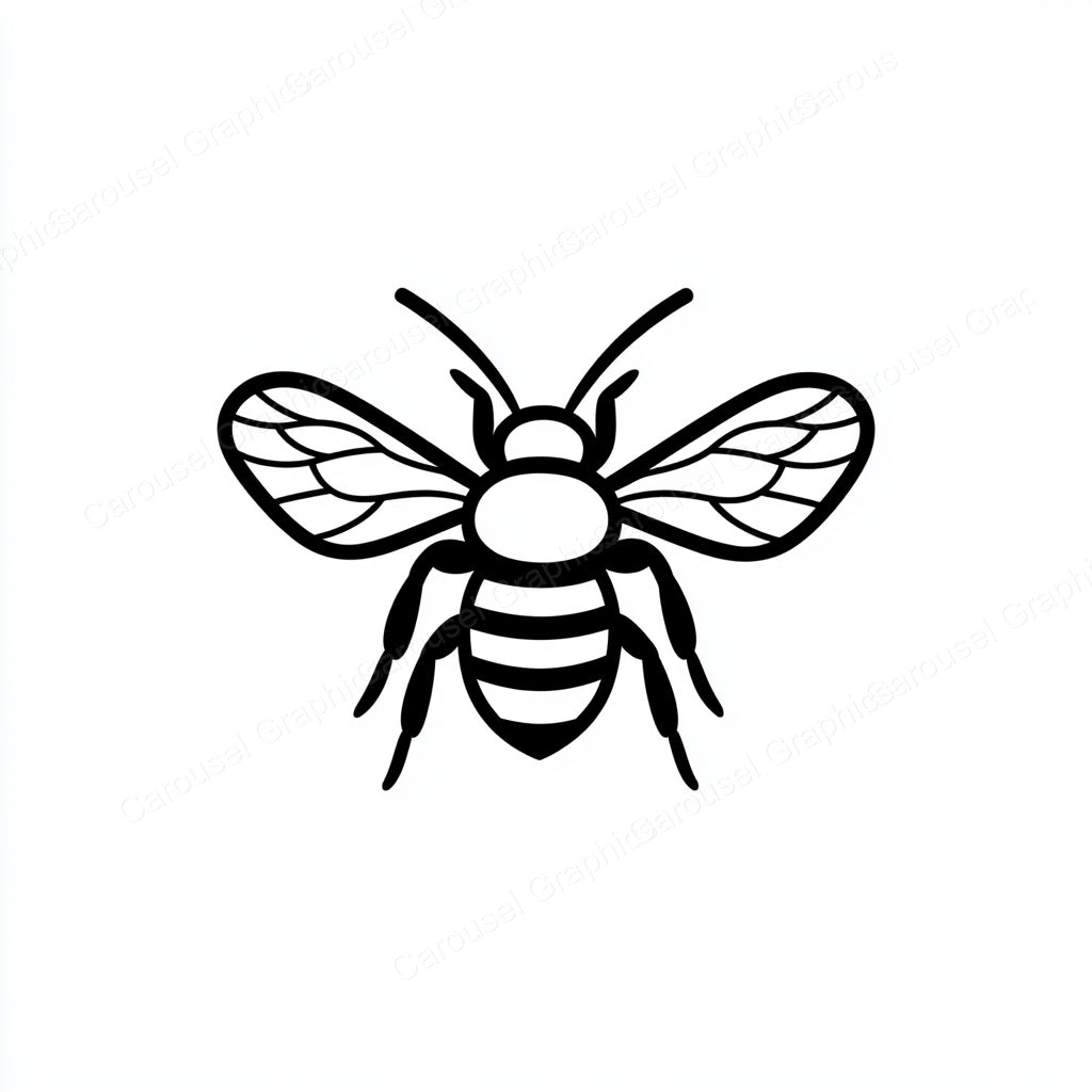Bee Vector Graphic preview