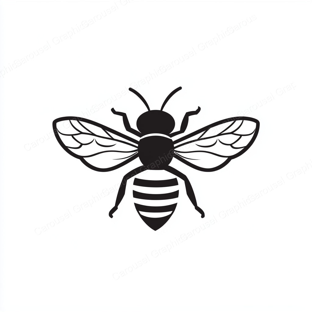 Bee Vector Graphic preview