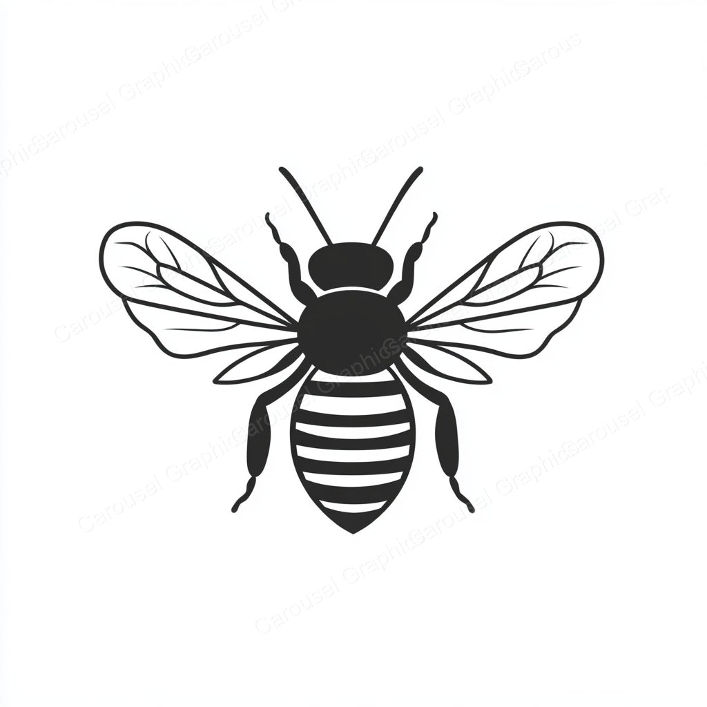 Bee Vector Graphic preview