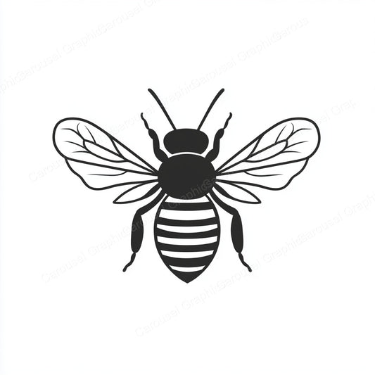 Bee Vector Graphic preview