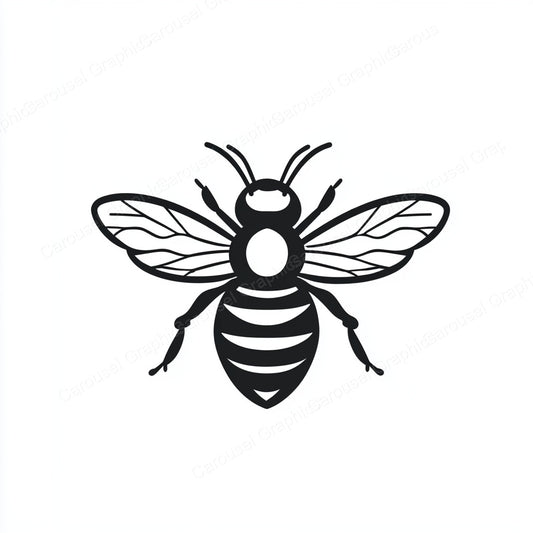 Bee Vector Graphic preview
