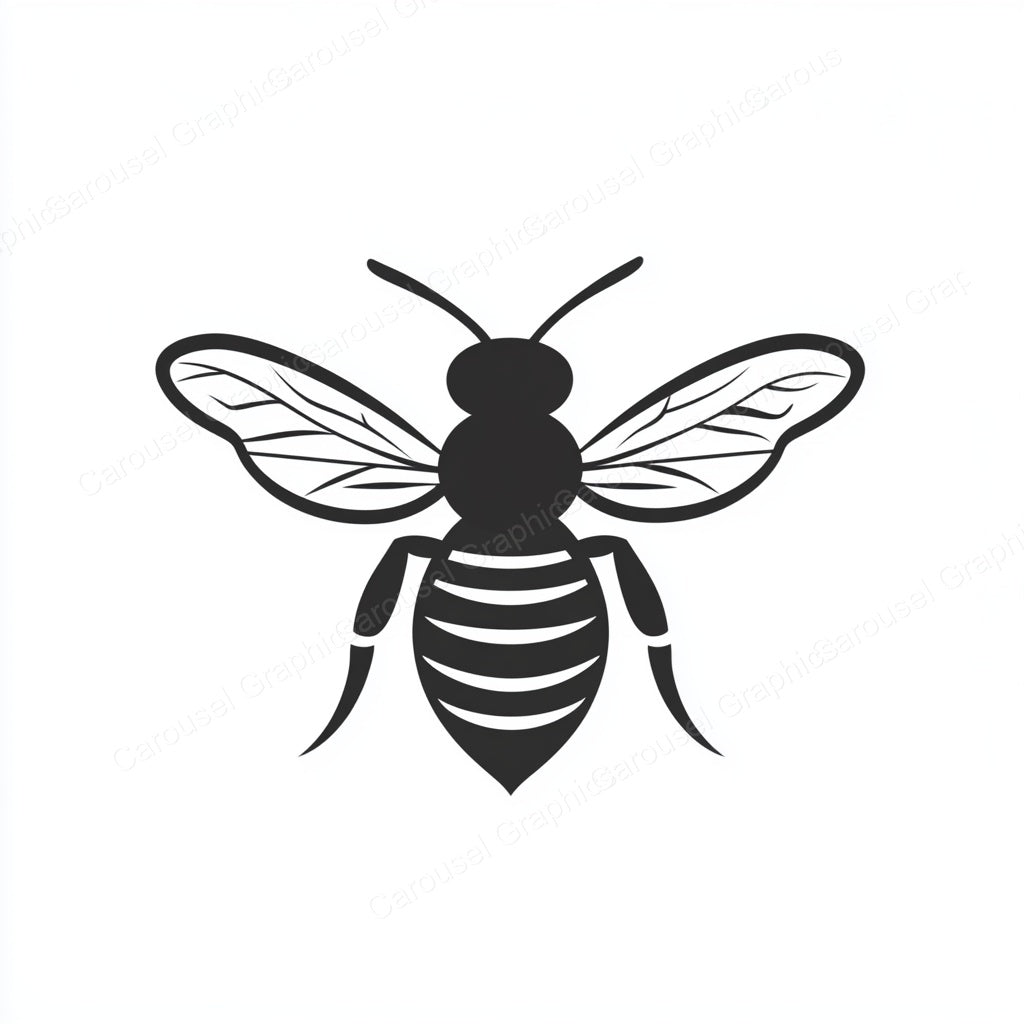 Bee Vector Graphic preview