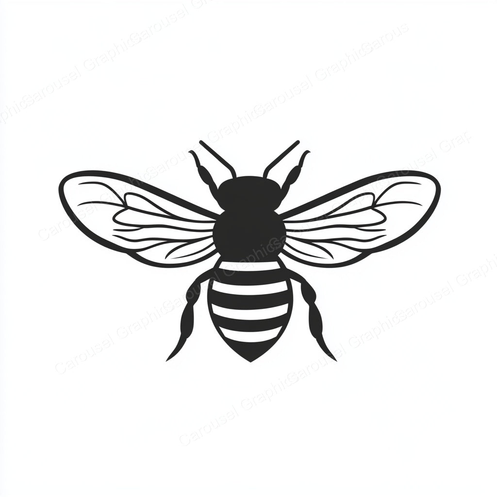 Bee Vector Graphic preview