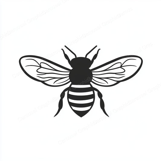 Bee Vector Graphic preview