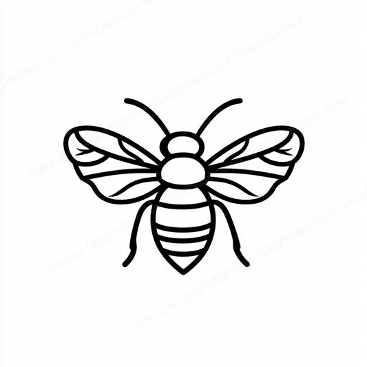 Bee Vector Graphic preview