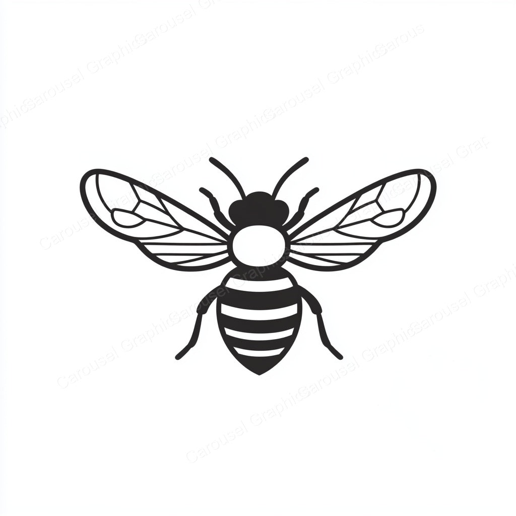 Bee Vector Graphic preview