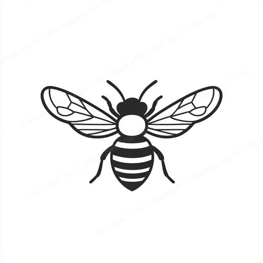 Bee Vector Graphic preview